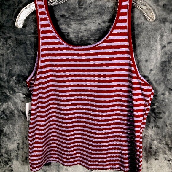 Sonoma Woman’s Tank Top Large Stripped Shirt - Picture 8 of 10